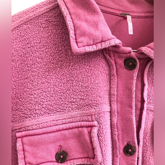 Free People Oversized Fleece Ruby Jacket - Picture 5 of 10